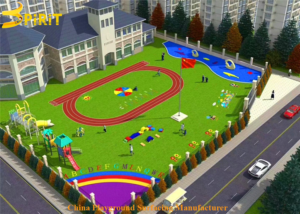 Artificial grass carpet is best flooring for outdoor sport area.-SPIRIT PLAY,Outdoor Playground, Indoor Playground,Trampoline Park,Outdoor Fitness,Inflatable,Soft Playground,Ninja Warrior,Trampoline Park,Playground Structure,Play Structure,Outdoor Fitness,Water Park,Play System,Freestanding,Interactive,independente ,Inklusibo, Park, Pagsaka sa Bungbong, Dula sa Bata