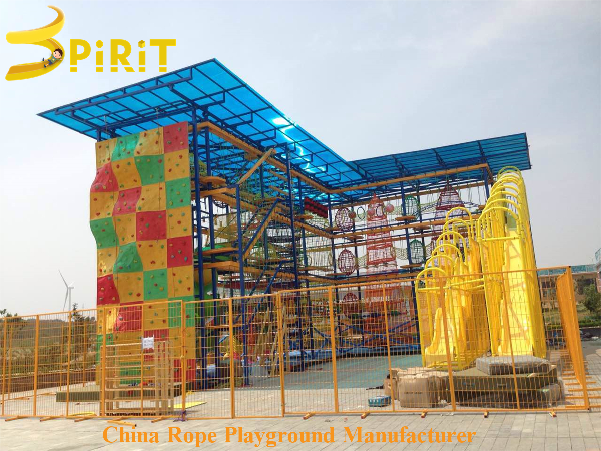 Fun obstacle course for preschoolers with rope tower-SPIRIT PLAY,Outdoor Playground, Indoor Playground,Trampoline Park,Outdoor Fitness,Inflatable,Soft Playground,Ninja Warrior,Trampoline Park,Playground Structure,Play Structure,Outdoor Fitness,Water Park,Play System,Freestanding,Interactive,independente ,Inklusibo, Park, Pagsaka sa Bungbong, Dula sa Bata