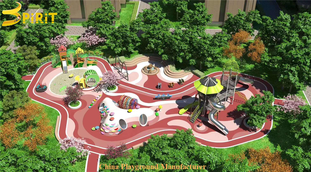 Best artistic playground with stainless steel slide for kids park in 2021-SPIRIT PLAY,Outdoor Playground, Indoor Playground,Trampoline Park,Outdoor Fitness,Inflatable,Soft Playground,Ninja Warrior,Trampoline Park,Playground Structure,Play Structure,Outdoor Fitness,Water Park,Play System,Freestanding,Interactive,independente ,Inklusibo, Park, Pagsaka sa Bungbong, Dula sa Bata