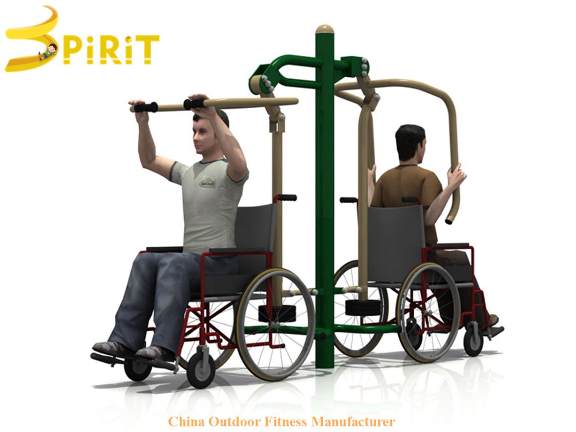 Best outdoor fitness equipment for disabled original factory in China-SPIRIT PLAY,Outdoor Playground, Indoor Playground,Trampoline Park,Outdoor Fitness,Inflatable,Soft Playground,Ninja Warrior,Trampoline Park,Playground Structure,Play Structure,Outdoor Fitness,Water Park,Play System,Freestanding,Interactive,independente ,Inklusibo, Park, Pagsaka sa Bungbong, Dula sa Bata