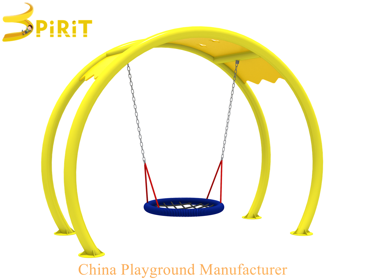 Classic kindergarten CE outdoor HDPE hanging basket swing chair Chinese factory-SPIRIT PLAY,Outdoor Playground, Indoor Playground,Trampoline Park,Outdoor Fitness,Inflatable,Soft Playground,Ninja Warrior,Trampoline Park,Playground Structure,Play Structure,Outdoor Fitness,Water Park,Play System,Freestanding,Interactive,independente ,Inklusibo, Park, Pagsaka sa Bungbong, Dula sa Bata