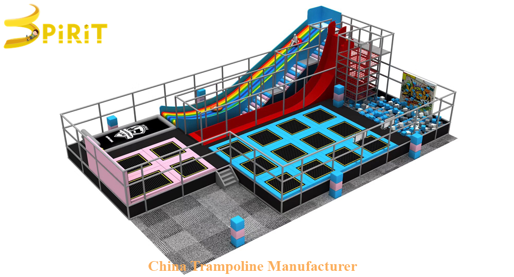 ISO kids Customization indoor commercial Trampoline Park Chinese factory-SPIRIT PLAY,Outdoor Playground, Indoor Playground,Trampoline Park,Outdoor Fitness,Inflatable,Soft Playground,Ninja Warrior,Trampoline Park,Playground Structure,Play Structure,Outdoor Fitness,Water Park,Play System,Freestanding,Interactive,independente ,Inklusibo, Park, Pagsaka sa Bungbong, Dula sa Bata